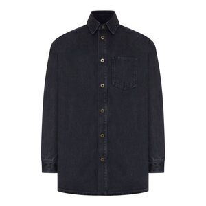 Loewe Men Denim Anagram Overshirt